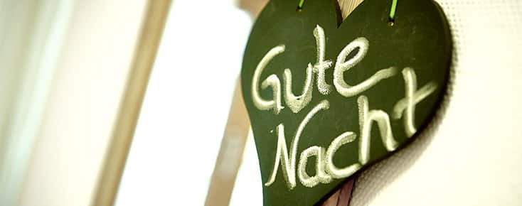 Gute Nacht im Haus Sebastian Gute Nacht im Haus Sebastian in Grainau, dem Zugspitzdorf